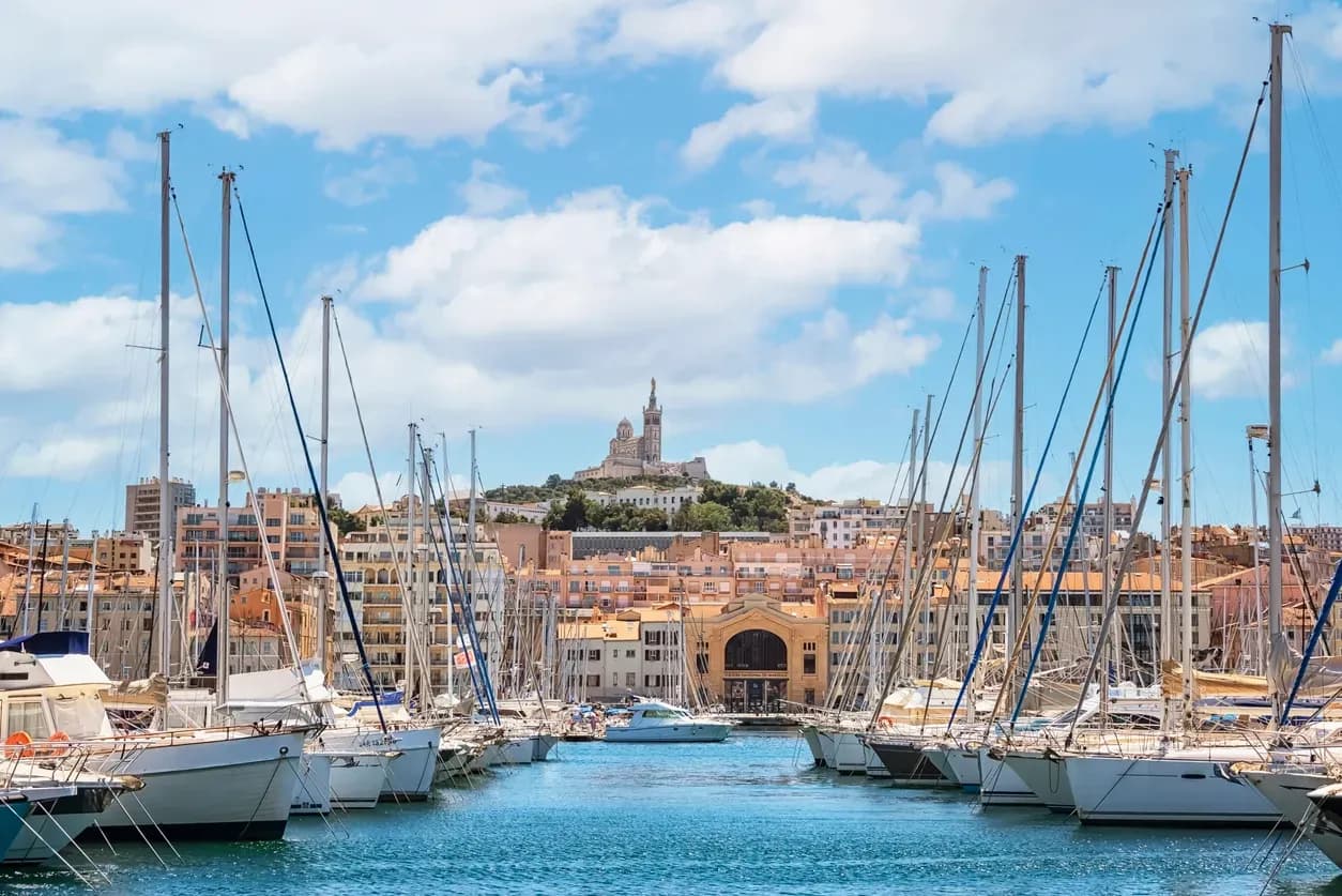 Marseille port picture