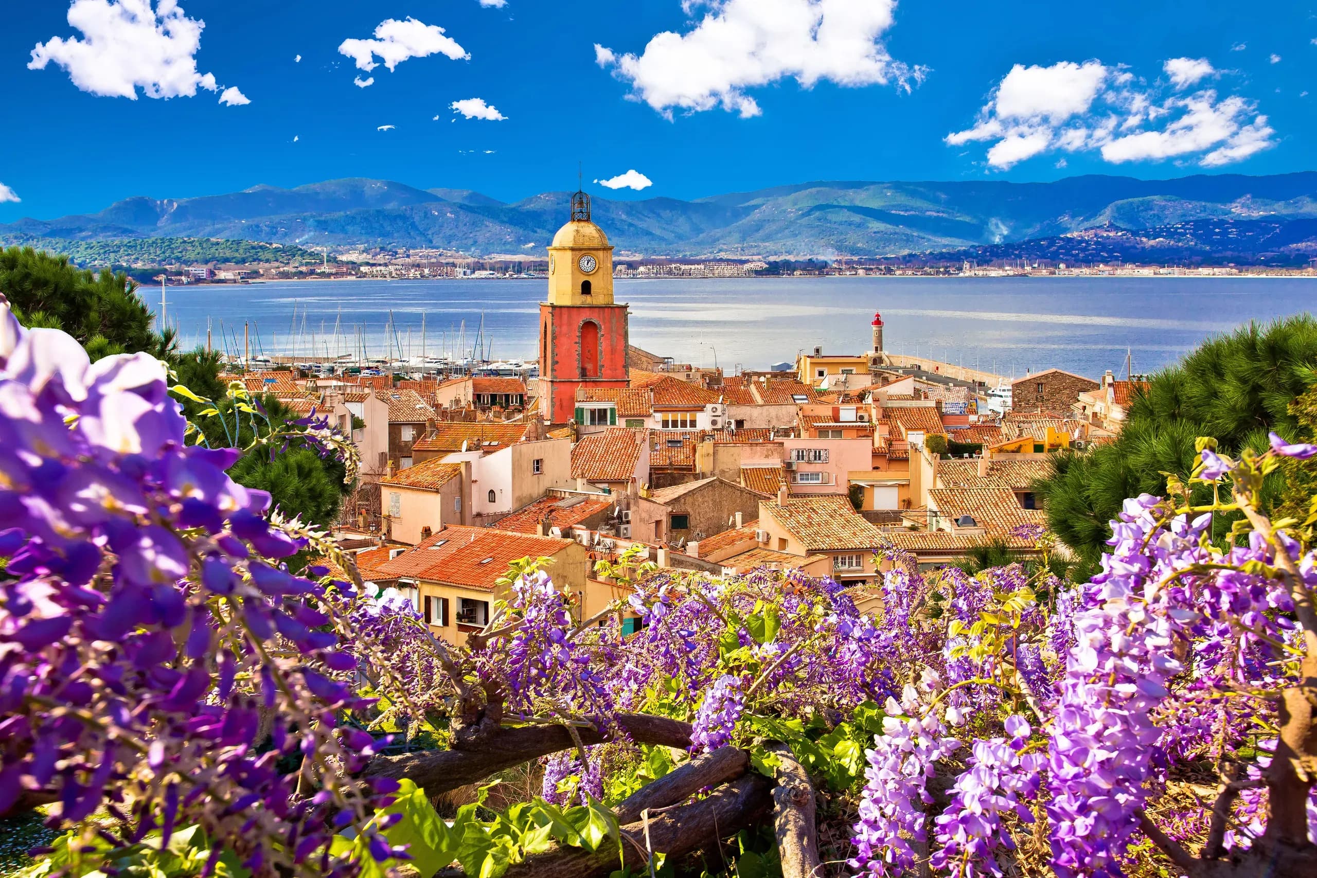 Saint Tropez Image from Above